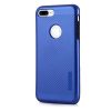 Lacné Kryty | Zadný kryt iPaky Carbon Fiber modrý – iPhone 7 Plus / 8 Plus | Lacné Kryty