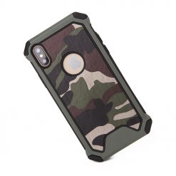 Lacné Kryty | Odolný kryt Armoro maskáčový – iPhone X / XS | Lacné Kryty