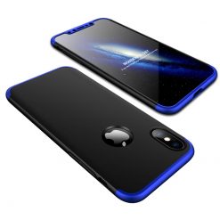 Puzdro 360 Protection čierne-modré – iPhone X / XS