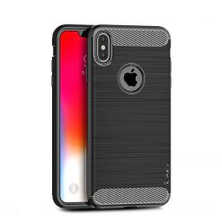 Zadný kryt iPaky Slim Carbon čierny – iPhone X / XS