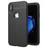 Lacné Kryty | Zadný kryt litchi pattern modrý – iPhone X / XS | Lacné Kryty