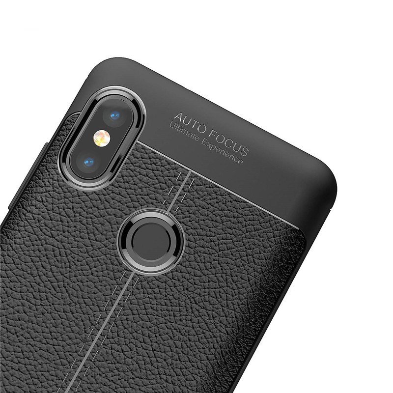 Zadný kryt litchi pattern čierny – Xiaomi Mi A2 | Lacné Kryty Lacné Kryty | Zadný kryt litchi pattern čierny – Xiaomi Mi A2 | Lacné Kryty