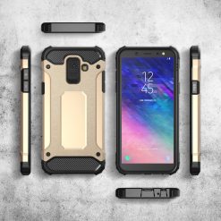 Lacné Kryty | Odolný kryt Hybrid Armor zlatý – Samsung Galaxy A6 2018 | Lacné Kryty