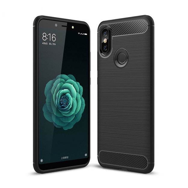 Zadný kryt Carbon case čierny – Xiaomi Mi A2 | Lacné Kryty Lacné Kryty | Zadný kryt Carbon case čierny – Xiaomi Mi A2 | Lacné Kryty
