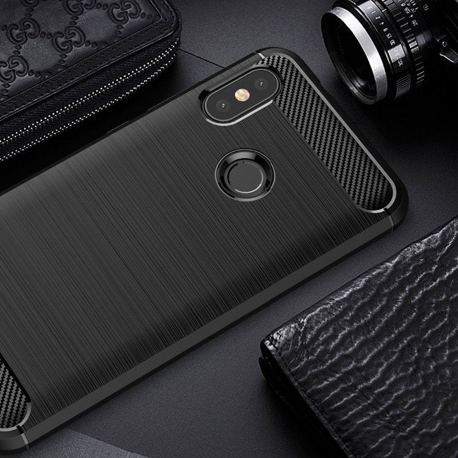 Zadný kryt Carbon case čierny – Xiaomi Mi A2 | Lacné Kryty Lacné Kryty | Zadný kryt Carbon case čierny – Xiaomi Mi A2 | Lacné Kryty