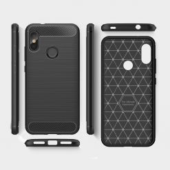 Zadný kryt Carbon case čierny – Xiaomi Mi A2 | Lacné Kryty Lacné Kryty | Zadný kryt Carbon case čierny – Xiaomi Mi A2 | Lacné Kryty