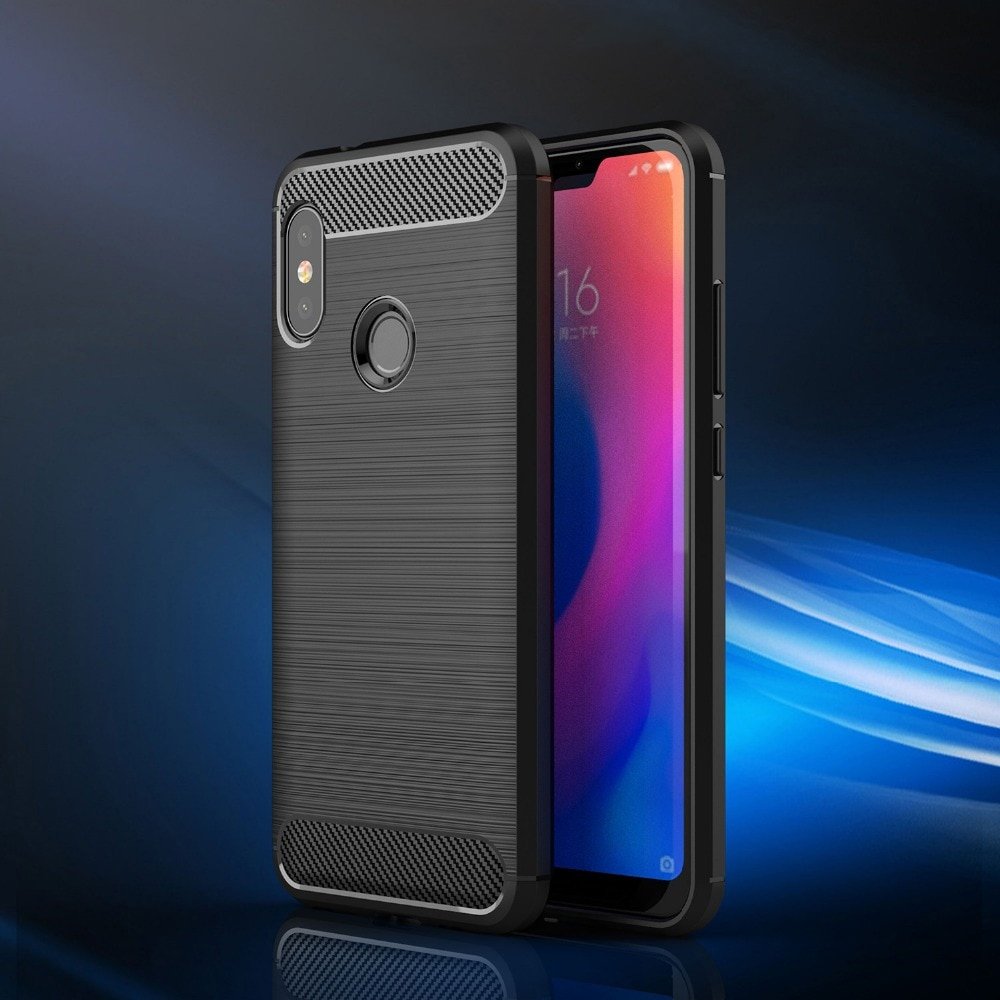 Zadný kryt Carbon case čierny – Xiaomi Mi A2 | Lacné Kryty Lacné Kryty | Zadný kryt Carbon case čierny – Xiaomi Mi A2 | Lacné Kryty