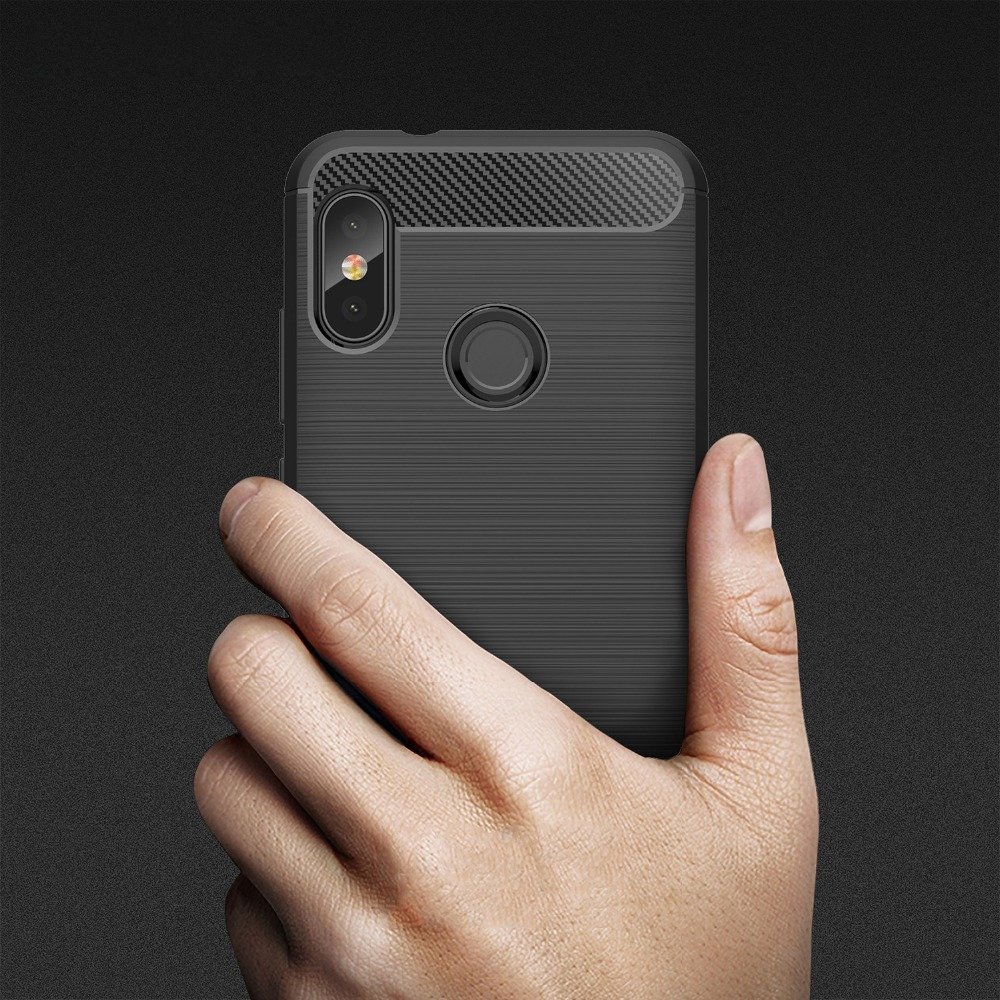 Zadný kryt Carbon case čierny – Xiaomi Mi A2 | Lacné Kryty Lacné Kryty | Zadný kryt Carbon case čierny – Xiaomi Mi A2 | Lacné Kryty