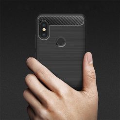 Lacné Kryty | Zadný kryt iPaky Slim Carbon čierny – Xiaomi Mi A2 | Lacné Kryty