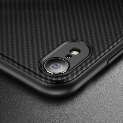 Lacné Kryty | Zadný kryt iPaky Carbon Fiber čierny – iPhone Xr | Lacné Kryty