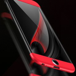 Lacné Kryty | Puzdro 360 Protection červeno-čierne – iPhone 6 / 6S | Lacné Kryty