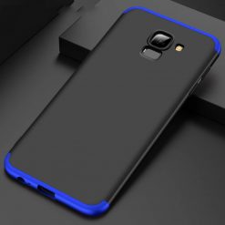 Lacné Kryty | Puzdro 360 Protection modro-čierne – Samsung Galaxy A6 2018 | Lacné Kryty