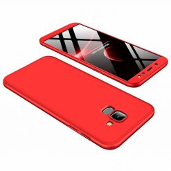 Lacné Kryty | Puzdro 360 Protection červené – Samsung Galaxy A6 2018 | Lacné Kryty
