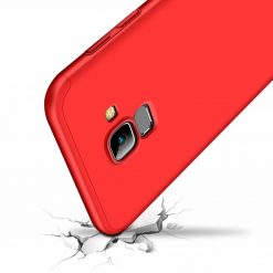 Lacné Kryty | Puzdro 360 Protection červené – Samsung Galaxy A6 2018 | Lacné Kryty