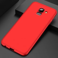 Lacné Kryty | Puzdro 360 Protection červené – Samsung Galaxy A6 2018 | Lacné Kryty