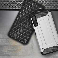 Lacné Kryty | Odolný kryt Hybrid Armor strieborný – Samsung Galaxy A7 2018 (A750) | Lacné Kryty