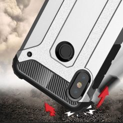 Odolný kryt Hybrid Armor strieborný – Xiaomi Mi A2 | Lacné Kryty Lacné Kryty | Odolný kryt Hybrid Armor strieborný – Xiaomi Mi A2 | Lacné Kryty