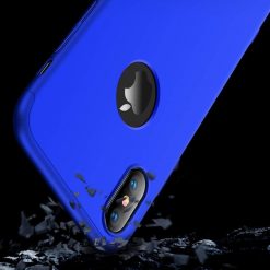 Puzdro 360 Protection modré s dierou na Apple logo – iPhone Xr | Lacné Kryty Lacné Kryty | Puzdro 360 Protection modré s dierou na Apple logo – iPhone Xr | Lacné Kryty
