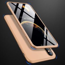 Puzdro 360 Protection zlaté s dierou na Apple logo – iPhone Xr | Lacné Kryty Lacné Kryty | Puzdro 360 Protection zlaté s dierou na Apple logo – iPhone Xr | Lacné Kryty