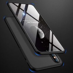 Lacné Kryty | Puzdro 360 Protection čierne s dierou na Apple logo – iPhone Xr | Lacné Kryty