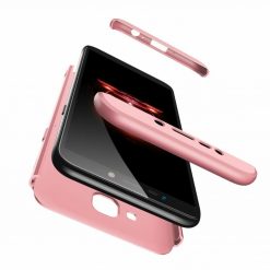 Lacné Kryty | Puzdro 360 Protection ružové – Samsung Galaxy J4+ (J4 Plus) | Lacné Kryty