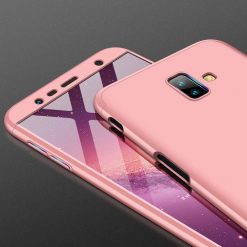 Lacné Kryty | Puzdro 360 Protection ružové – Samsung Galaxy J6+ (J6 Plus) | Lacné Kryty