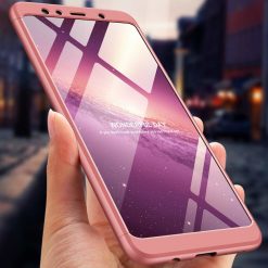 Lacné Kryty | Puzdro 360 Protection ružové – Samsung Galaxy A7 2018 (A750) | Lacné Kryty