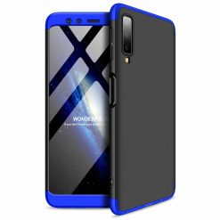 Puzdro 360 Protection modro-čierne – Samsung Galaxy A7 2018 (A750)