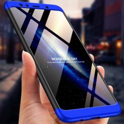 Puzdro 360 Protection modro-čierne – Samsung Galaxy A7 2018 (A750) | Lacné Kryty Lacné Kryty | Puzdro 360 Protection modro-čierne – Samsung Galaxy A7 2018 (A750) | Lacné Kryty