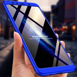 Lacné Kryty | Puzdro 360 Protection modré – Samsung Galaxy A7 2018 (A750) | Lacné Kryty