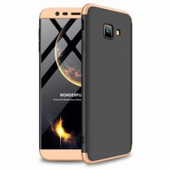 Puzdro 360 Protection zlato-čierne – Samsung Galaxy J4+ (J4 Plus)