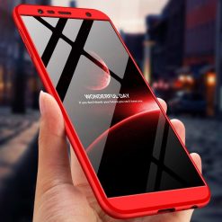 Lacné Kryty | Puzdro 360 Protection červené – Samsung Galaxy J4+ (J4 Plus) | Lacné Kryty
