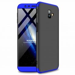 Puzdro 360 Protection modro-čierne – Samsung Galaxy J6+ (J6 Plus)