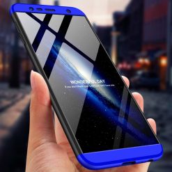 Puzdro 360 Protection modro-čierne – Samsung Galaxy J6+ (J6 Plus) | Lacné Kryty Lacné Kryty | Puzdro 360 Protection modro-čierne – Samsung Galaxy J6+ (J6 Plus) | Lacné Kryty