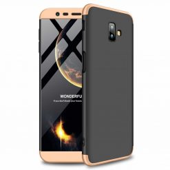 Puzdro 360 Protection zlato-čierne – Samsung Galaxy J6+ (J6 Plus)