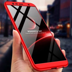 Puzdro 360 Protection červené – Samsung Galaxy J6+ (J6 Plus) | Lacné Kryty Lacné Kryty | Puzdro 360 Protection červené – Samsung Galaxy J6+ (J6 Plus) | Lacné Kryty