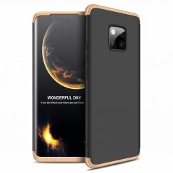 Puzdro 360 Protection zlato-čierne – Huawei Mate 20 Pro