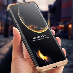 Puzdro 360 Protection zlato-čierne – Huawei Mate 20 Pro | Lacné Kryty Lacné Kryty | Puzdro 360 Protection zlato-čierne – Huawei Mate 20 Pro | Lacné Kryty