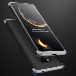 Puzdro 360 Protection strieborno-čierne – Huawei Mate 20 Pro | Lacné Kryty Lacné Kryty | Puzdro 360 Protection strieborno-čierne – Huawei Mate 20 Pro | Lacné Kryty