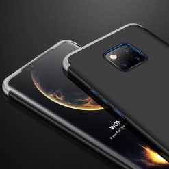 Puzdro 360 Protection strieborno-čierne – Huawei Mate 20 Pro | Lacné Kryty Lacné Kryty | Puzdro 360 Protection strieborno-čierne – Huawei Mate 20 Pro | Lacné Kryty