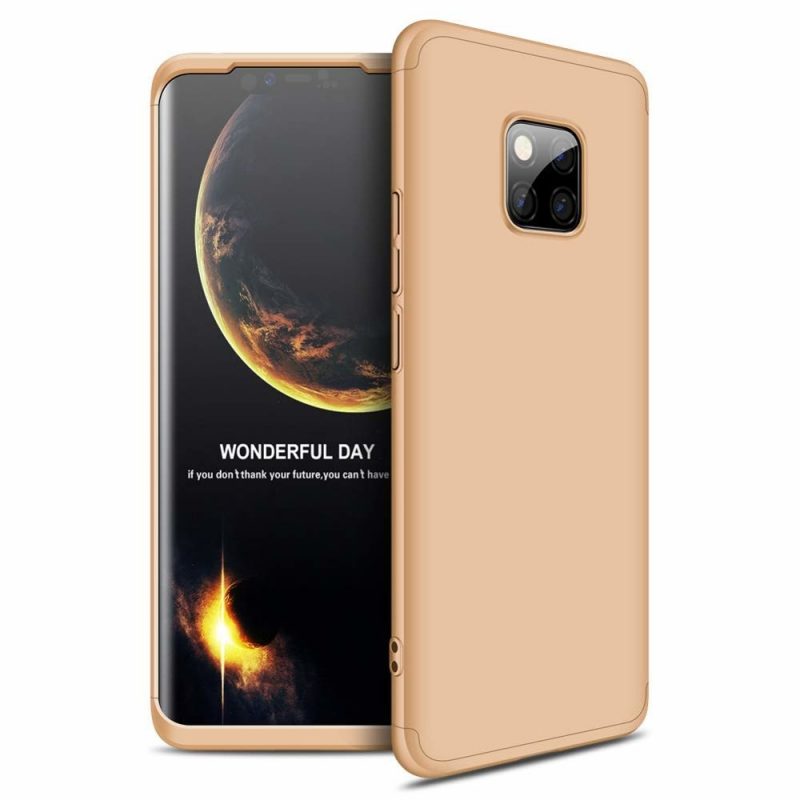 Lacné Kryty | Puzdro 360 Protection zlaté – Huawei Mate 20 Pro