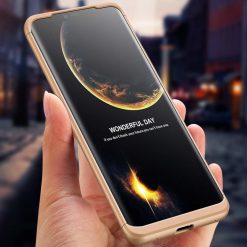 Lacné Kryty | Puzdro 360 Protection zlaté – Huawei Mate 20 Pro | Lacné Kryty