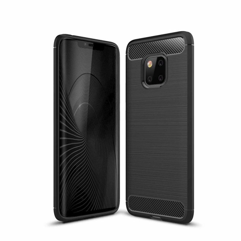 Lacné Kryty | Zadný kryt Carbon case čierny – Huawei Mate 20 Pro