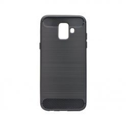 Lacné Kryty | Zadný kryt Forcell Carbon Čierny – Samsung Galaxy A6 2018 | Lacné Kryty