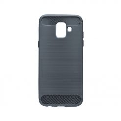 Lacné Kryty | Zadný kryt Forcell Carbon sivý – Samsung Galaxy A6 2018 | Lacné Kryty