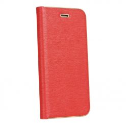 Lacné Kryty | Knižkové puzdro Luna Book červené – Samsung Galaxy A6 2018 | Lacné Kryty