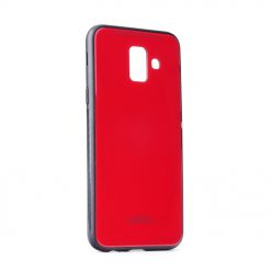 Sklenený kryt Glass Case červený – Samsung Galaxy A6 2018