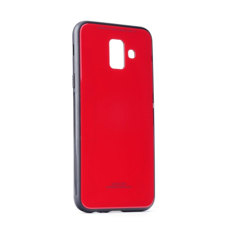 Lacné Kryty | Sklenený kryt Glass Case červený – Samsung Galaxy A6 2018