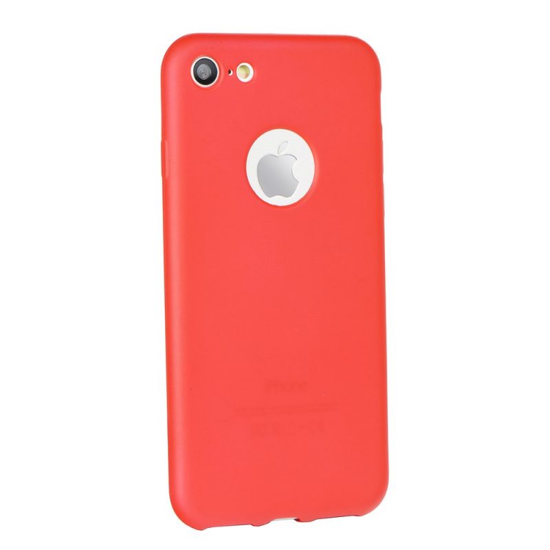 Pružný plastový kryt Jelly Case Flash matný červený – Xiaomi Mi 8