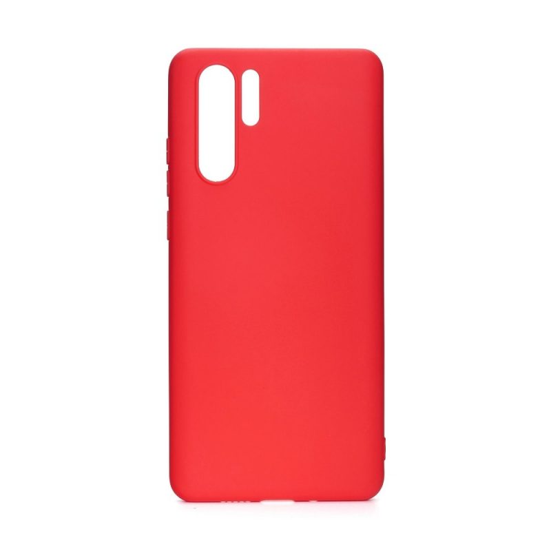 Lacné Kryty | Silikónový kryt Soft case červený – Huawei P30 Pro